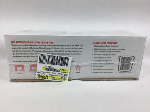 KFC 11 Herbs Spices Fire Log Enviro-Log Firelog Chicken Scented Limited Edition - Fresh Stock Dated December 2025