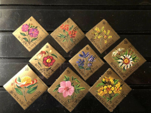 9 DIFFERENT COMPLETE SETS OF BURUNDI STAMPS - CANCELLED LH - Fresh Stock Dated March 2026