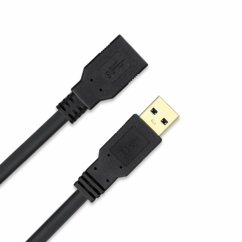 USB 3.0 Extension Cable 20FT High Speed Extender Cord 20 20FT, Black - Fresh Stock Dated February 2026