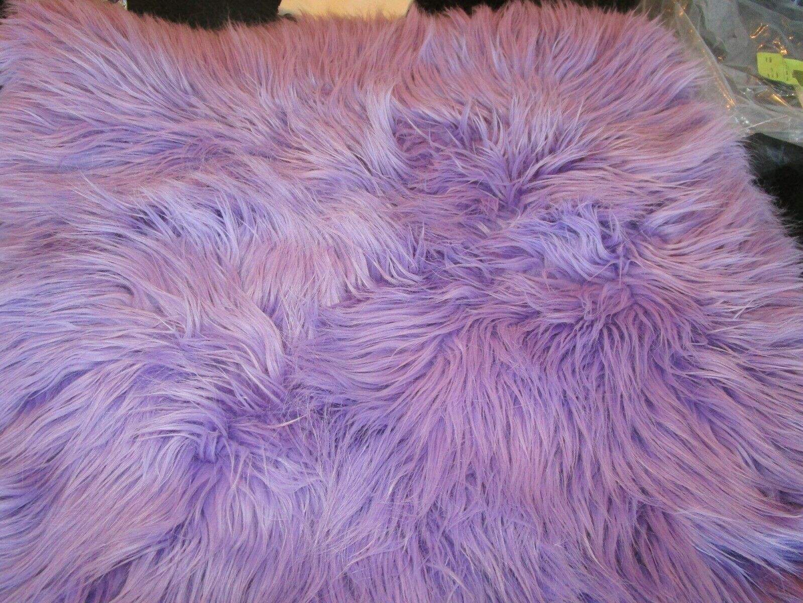 Pottery Barn Teen Himalayan faux fur  lilac Pillow cover 26 photo shoot sample - Fresh Stock Dated December 2025