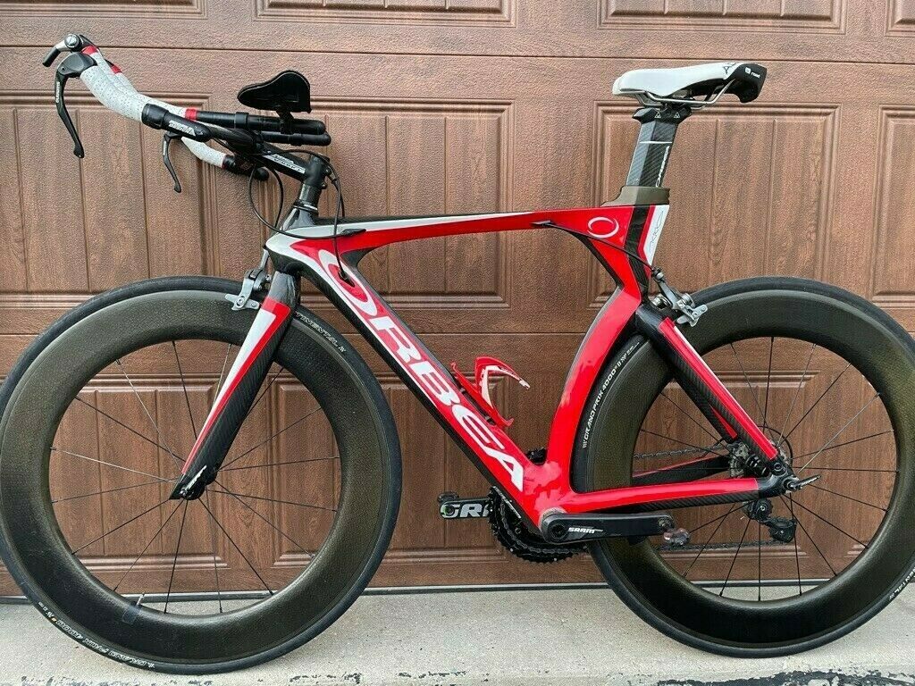 Orbea Ordu Triathlon Bike with Zipp 808 Firecrest Wheels and SRAM Power Meter - Fresh Stock Dated December 2025