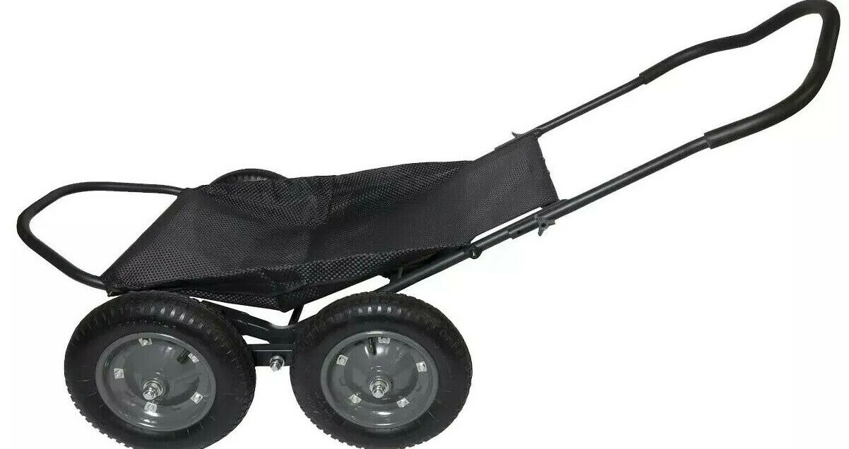 Hawk Crawler Deer Cart w/ Folding Frame Hunting Fishing Camping Utility Cart- - Fresh Stock Dated February 2026