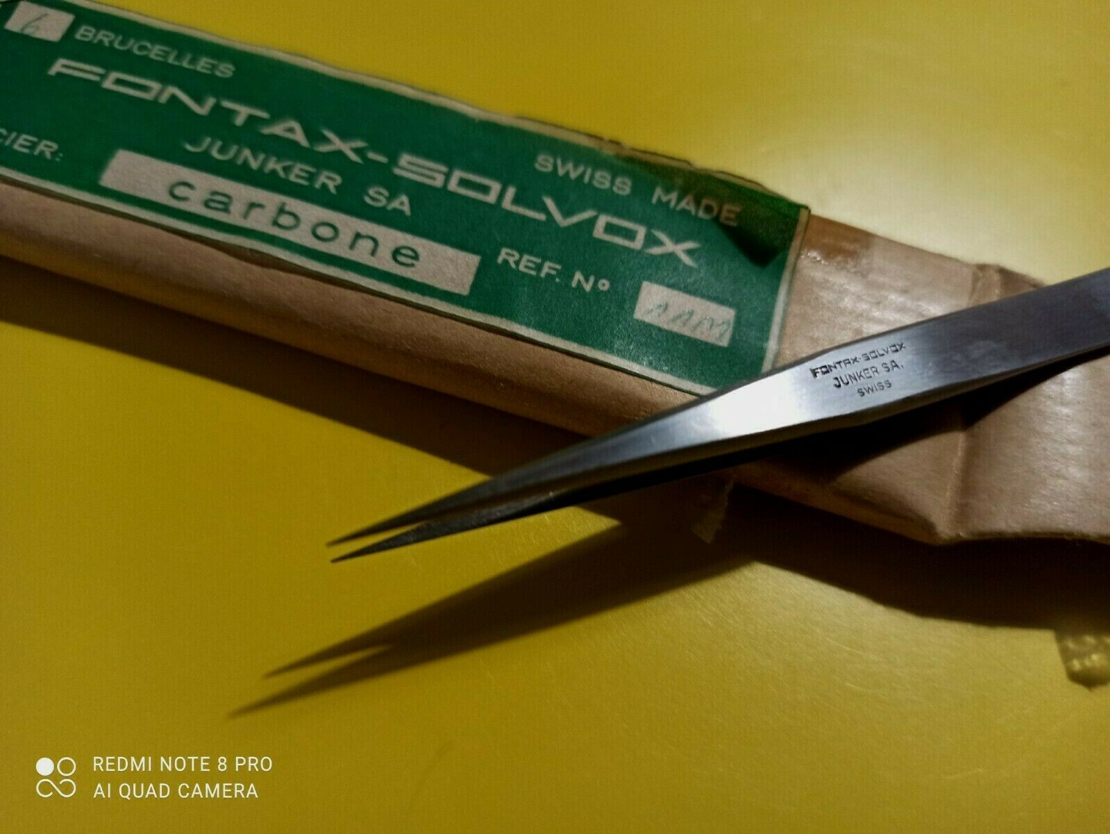 FONTAX JUNKERS SA swiss Tweezers Original no.11M New ,1pcs. - Fresh Stock Dated February 2026