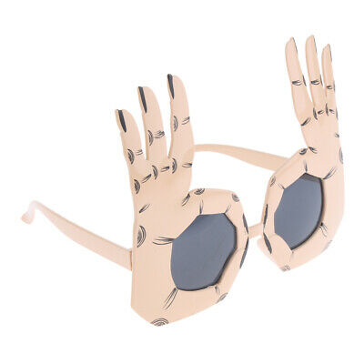 Novelty Party Glasses Sunglasses Costume Crab Champagne Glass OK Gesture - Fresh Stock Dated February 2026