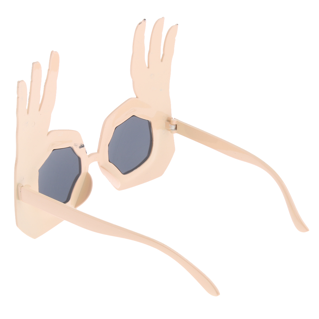 Novelty Party OK Gesture Glasses Sunglasses Fancy Dress Costume Accessories - Fresh Stock Dated February 2026