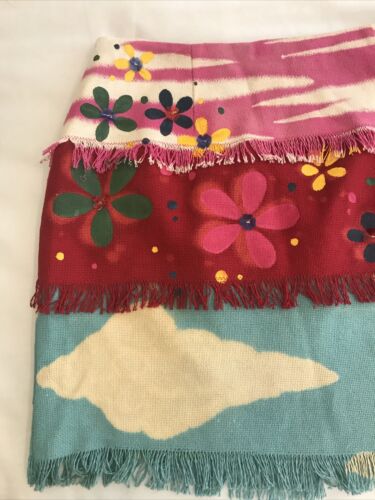 Vintage Moschino Skirt Cotten And Linen 40 (size 6, collector’s piece, See Pics) - Fresh Stock Dated February 2026