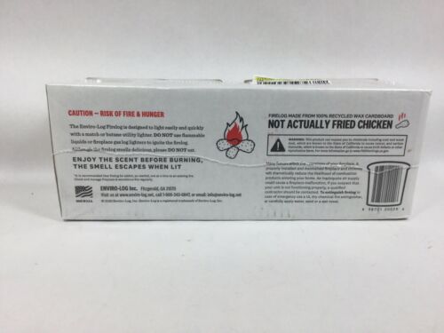 KFC 11 Herbs Spices Fire Log Enviro-Log Firelog Chicken Scented Limited Edition - Fresh Stock Dated December 2025