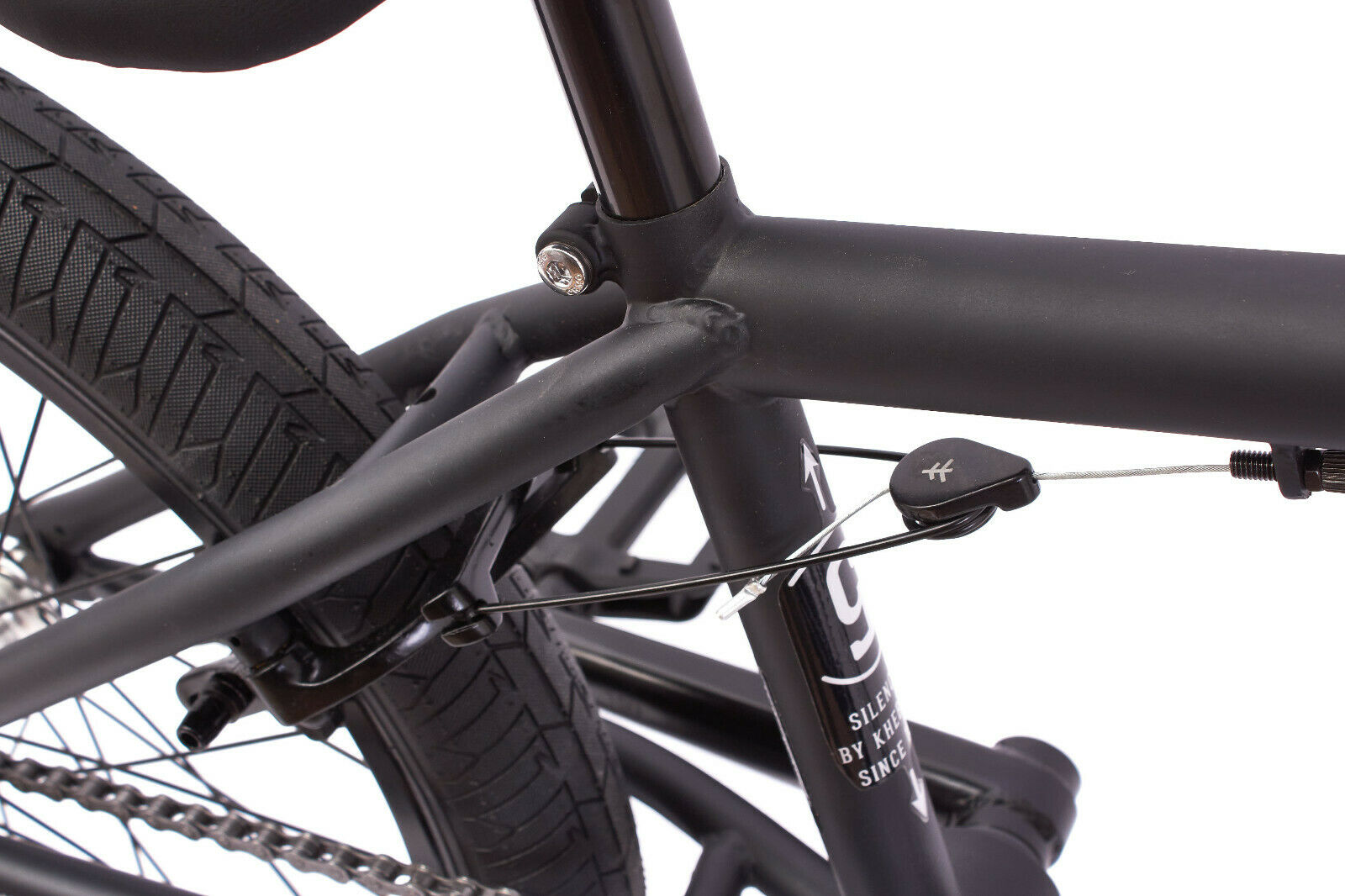 KHE BMX Bike Silencer LT Black 20 Inches With Affix Rotor Only 21.8lbs - Fresh Stock Dated February 2026