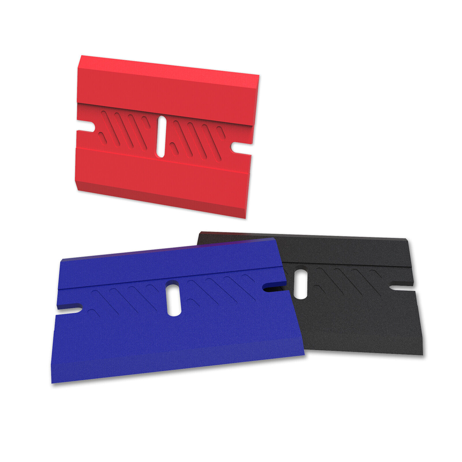4 inch ABS Big Blade Plastic Scraper Razor Vinyl Wrap Squeegee Card 3 Hardness - Fresh Stock Dated February 2026