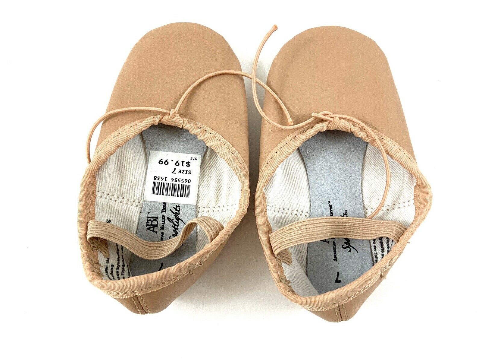 American Ballet Theatre Baby Toddler Girl Leather Pink Ballet Shoes Slippers 7 - Fresh Stock Dated December 2025