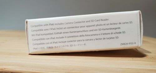 Genuine New Apple iPad Camera Connection Model A1362/A1358 iPad 2 compatible - Fresh Stock Dated February 2026