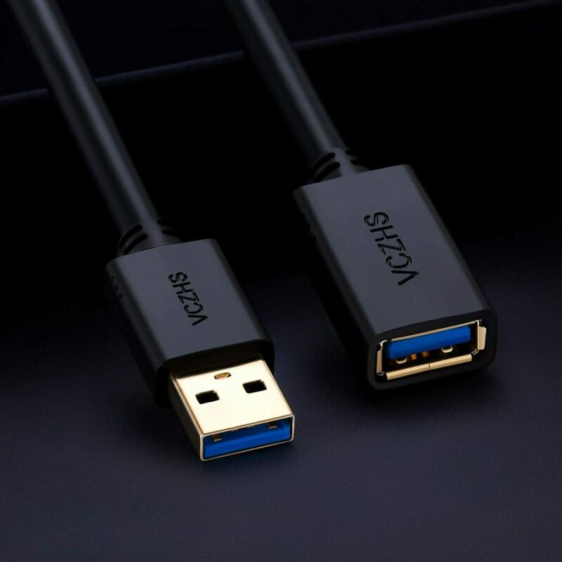 USB 3.0 Extension Cable 15 ft, VCZHS Long 15ft/5meters - Fresh Stock Dated February 2026