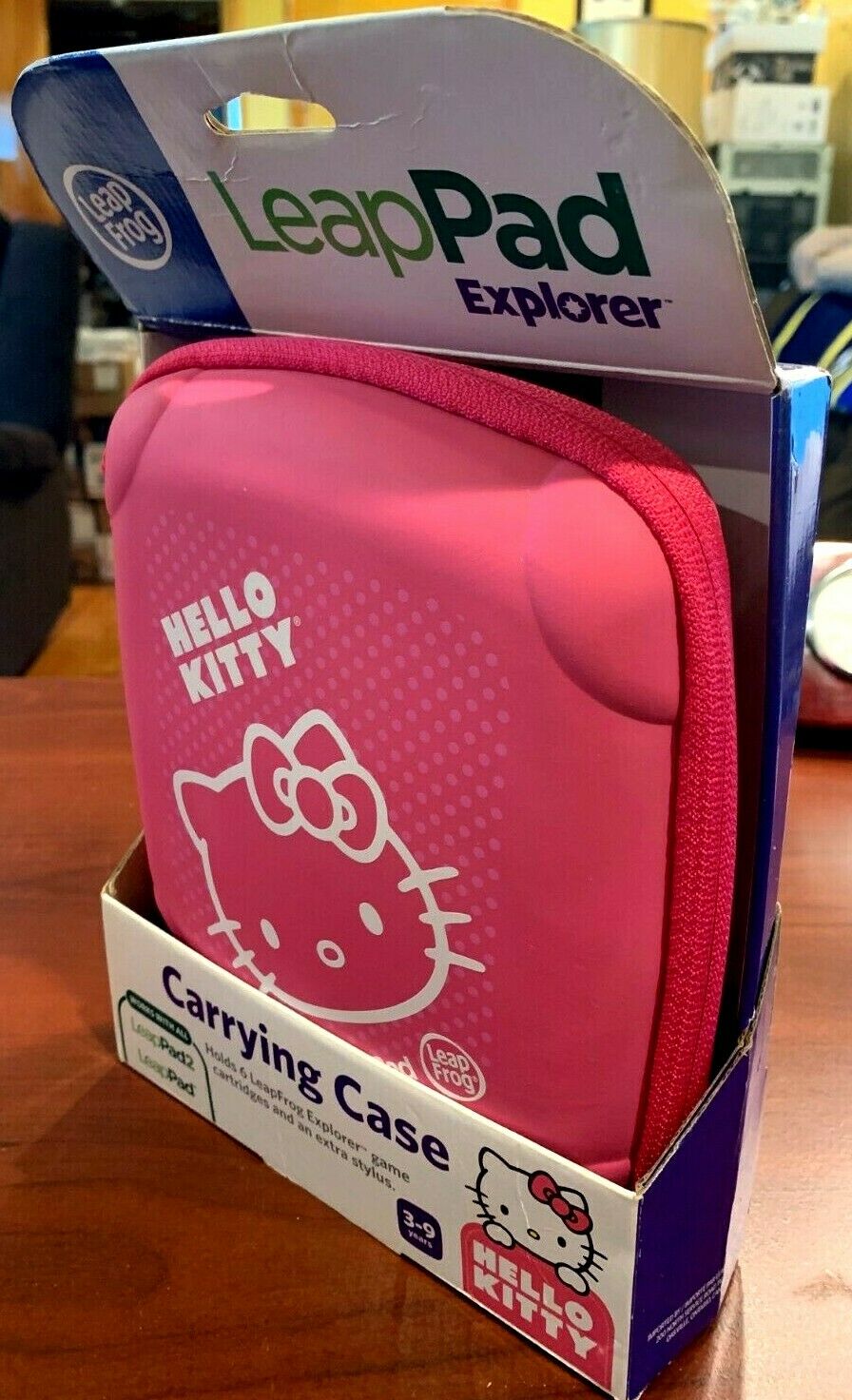 LeapFrog  Leap Pad 1, 2 Hello Kitty Carrying Case Holds 6 Cartridges, New NIB - Fresh Stock Dated February 2026