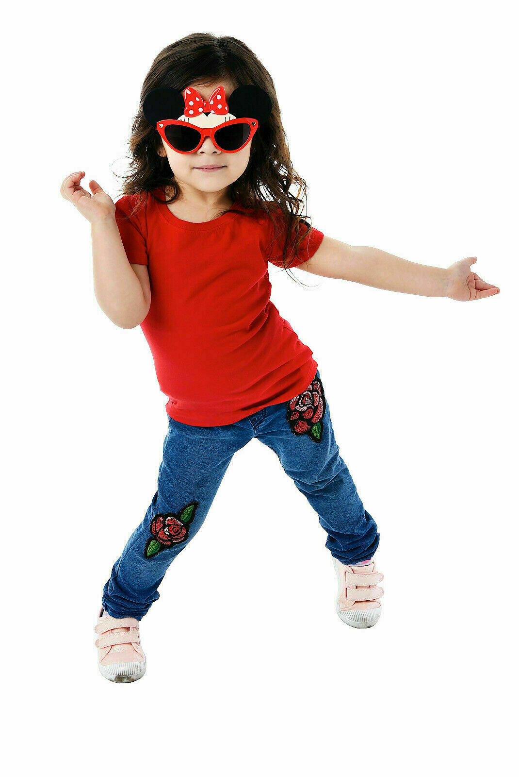 Disney Minnie Mouse Red Bow Sun-Staches Costume Party Sunglasses Shades 100% UV - Fresh Stock Dated December 2025