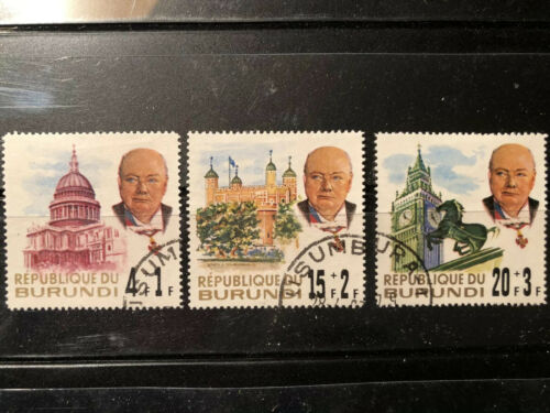 9 DIFFERENT COMPLETE SETS OF BURUNDI STAMPS - CANCELLED LH - Fresh Stock Dated March 2026