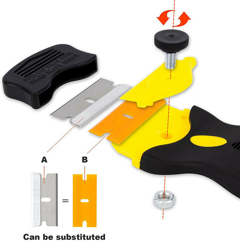Metal Spatula Mini Double-Sided Scraper with Replaced Blades 22pcs Tool Kit - Fresh Stock Dated February 2026