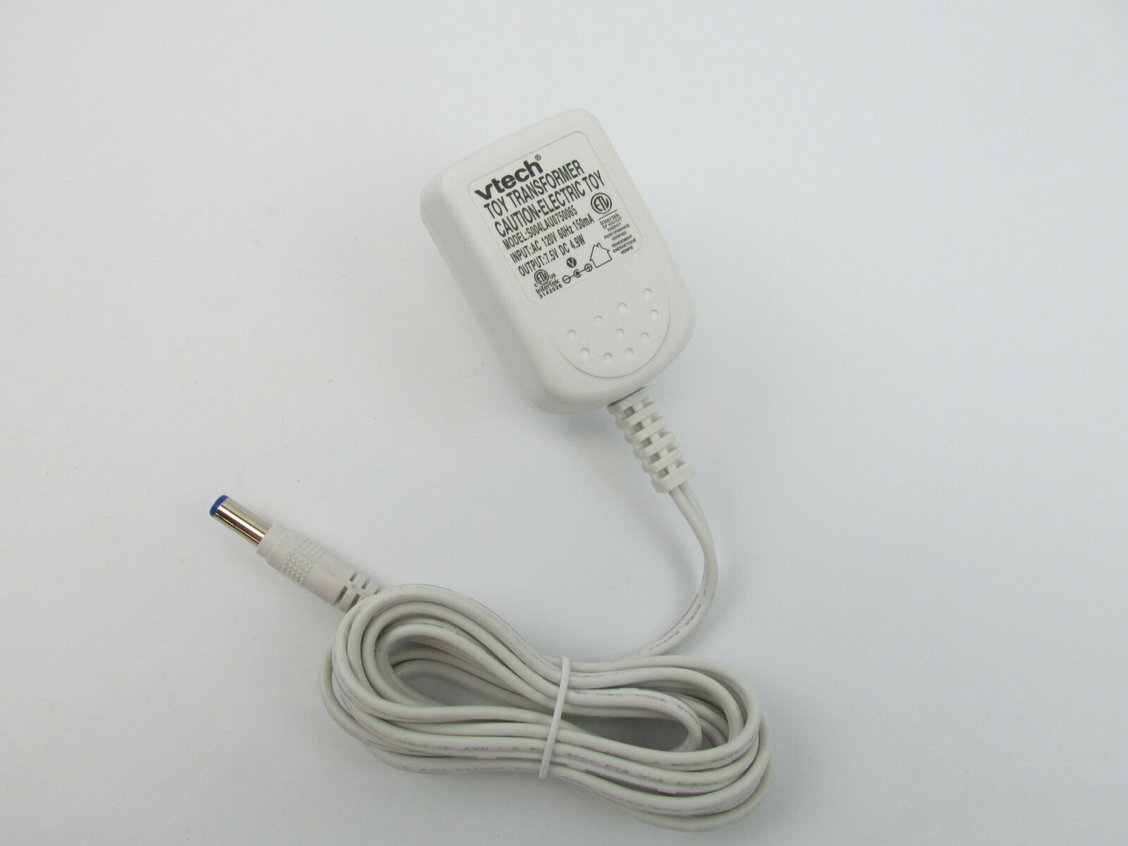 Genuine Vtech Toy Transformer Model S004LAU0750065 AC Power Supply Adapter - Fresh Stock Dated December 2025