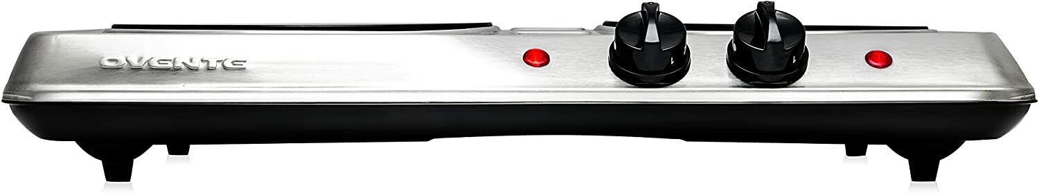 Estufa Cocina Electrica 2 Hornillas Portatil Para Campamento Camping Casa NUEVO - Fresh Stock Dated February 2026