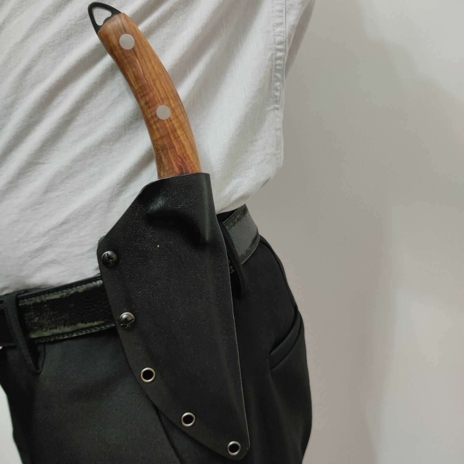 Mus™Stainless Steel Boning Knife Handmade Kitchen Meat Cleaver Kydex Sheath - Fresh Stock Dated December 2025