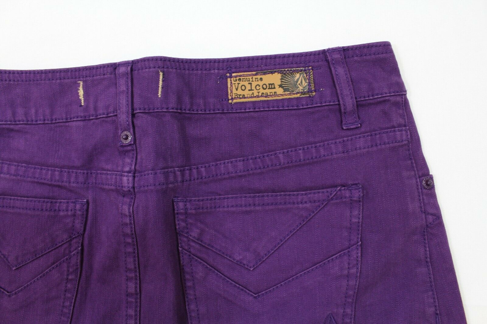 VOLCOM 3 JUNIOR’S WOMEN’S Renegade 5 Pocket Mini Skirt in Purple - Fresh Stock Dated February 2026