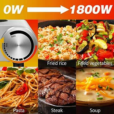 1800W Electric Hot Plate, Countertop Stove Infrared Ceramic Double burner - Fresh Stock Dated December 2025