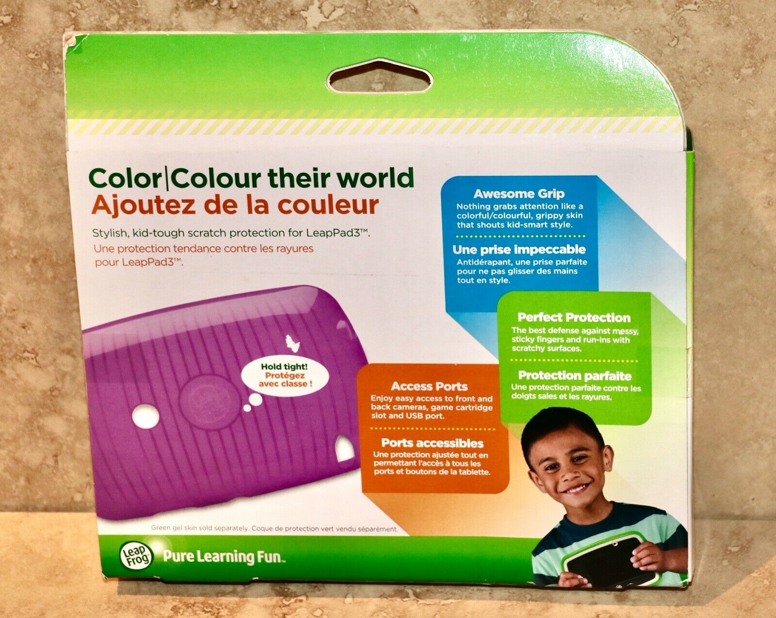 LeapFrog LeapPad3 Gel Skin, Purple NEW (made to fit LeapPad3) - Fresh Stock Dated February 2026