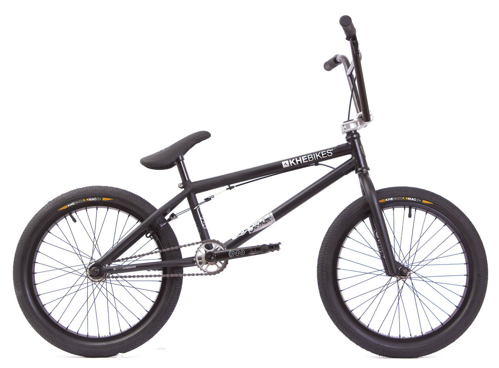 KHE BMX Bike Silencer LT Black 20 Inches With Affix Rotor Only 21.8lbs - Fresh Stock Dated February 2026