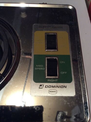 DOMINION,DOUBLE ELEMENT BUFFET RANGE MODEL 1457 - Fresh Stock Dated December 2025