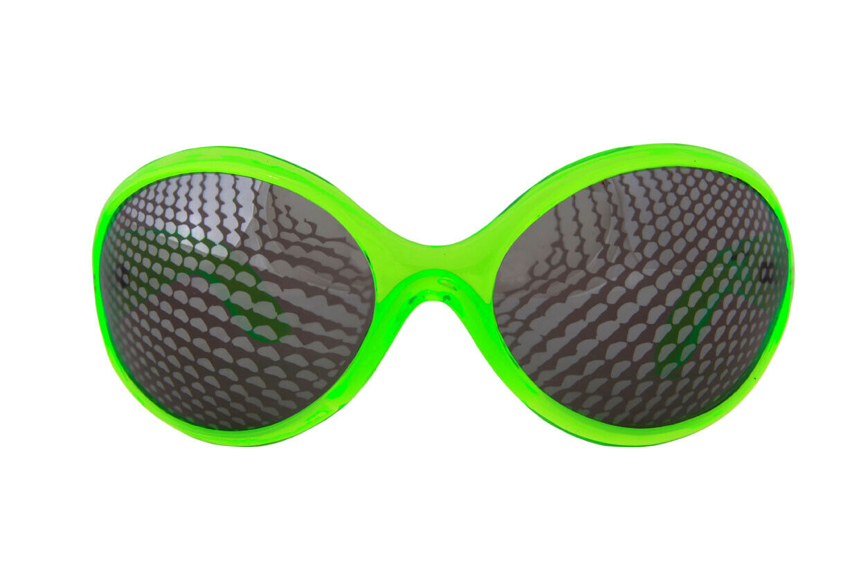 Bug Eye Glasses Asso. Colorful Plastic Frame W/ Shaded Mirriored Bug Eye  Lens - Fresh Stock Dated December 2025