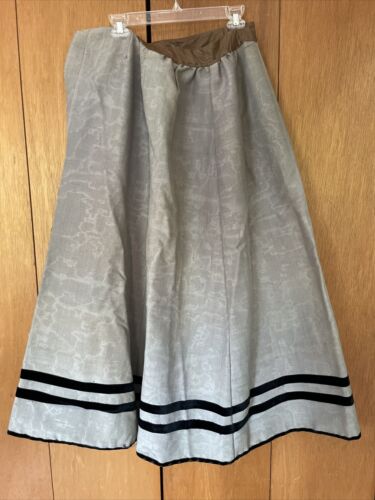 3 Antique Victorian Skirts Edwardian Goth Vintage Lot Linen Wool Knit Cotton - Fresh Stock Dated February 2026