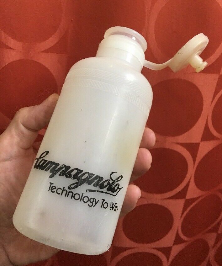 NOS Vintage 1984 Specialized USA CAMPAGNOLO TECHNOLOGY TO WIN Bidon WATER BOTTLE - Fresh Stock Dated December 2025