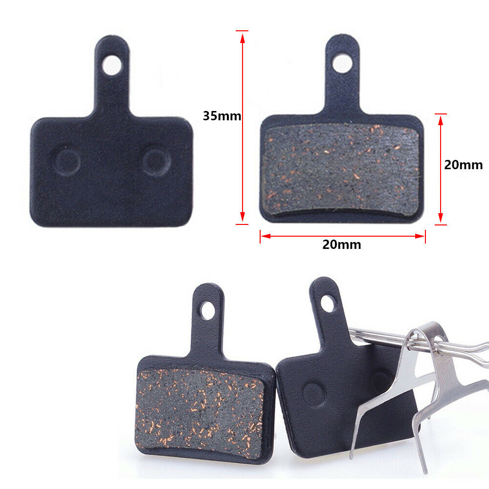 4 Pairs Resin Bike Disc Brake Pads For Shimano M315 395 416 475 515 575 - Fresh Stock Dated February 2026