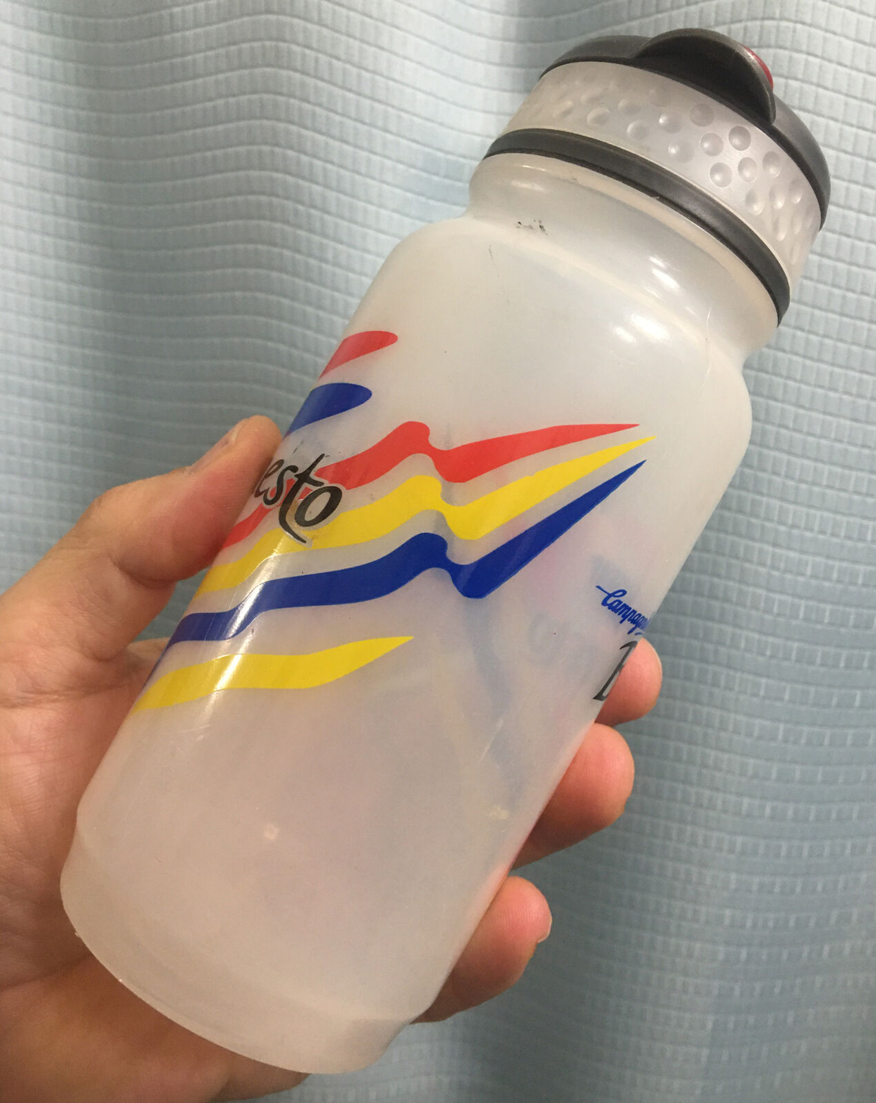 BANESTO CAMPAGNOLO Botella WATER BOTTLE Bidon BORRACCIA Miguel Indurain TACX - Fresh Stock Dated December 2025