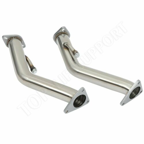 For Nissan for 370z  Exhaust Downpipes Catless with gaskets and bolt - Fresh Stock Dated February 2026