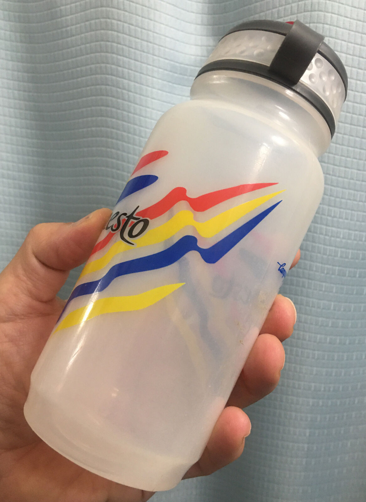 BANESTO CAMPAGNOLO Botella WATER BOTTLE Bidon BORRACCIA Miguel Indurain TACX - Fresh Stock Dated December 2025