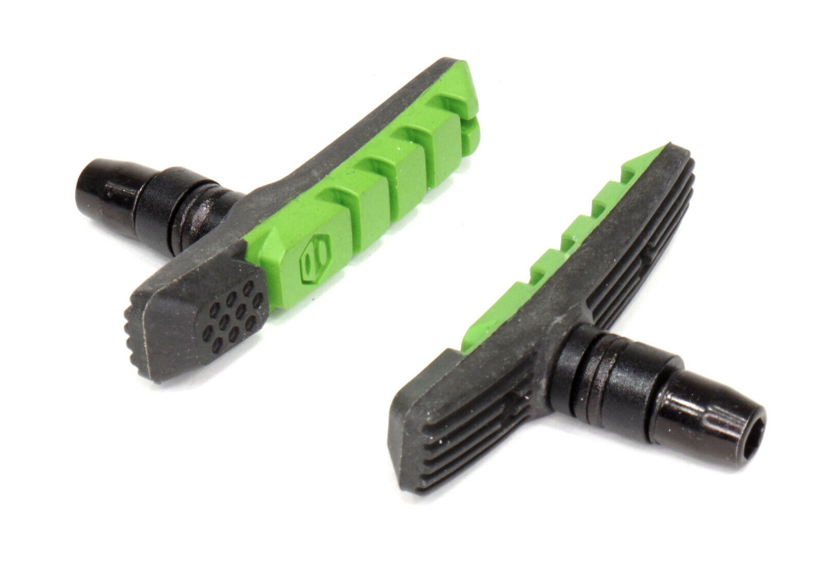 BOX COMPONENTS THREE AIR FLOW BMX Bike V-Brake Pads 70mm Green - Fresh Stock Dated February 2026