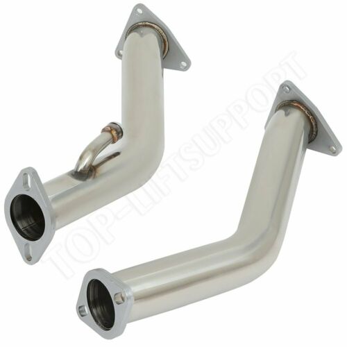 For Nissan for 370z  Exhaust Downpipes Catless with gaskets and bolt - Fresh Stock Dated February 2026