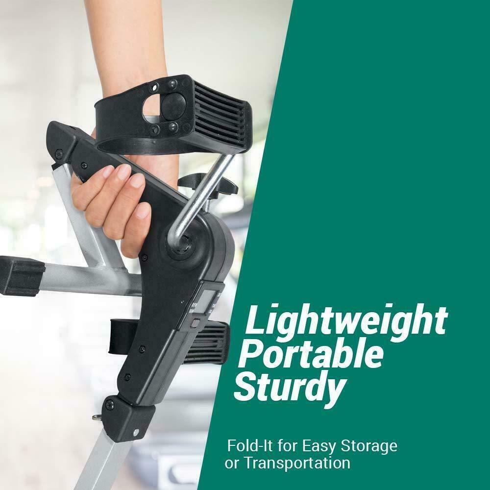 Exercise Pedal Mini Cycle Fitness Stepper Bike Aerobic Calories Display Home Gym - Fresh Stock Dated February 2026