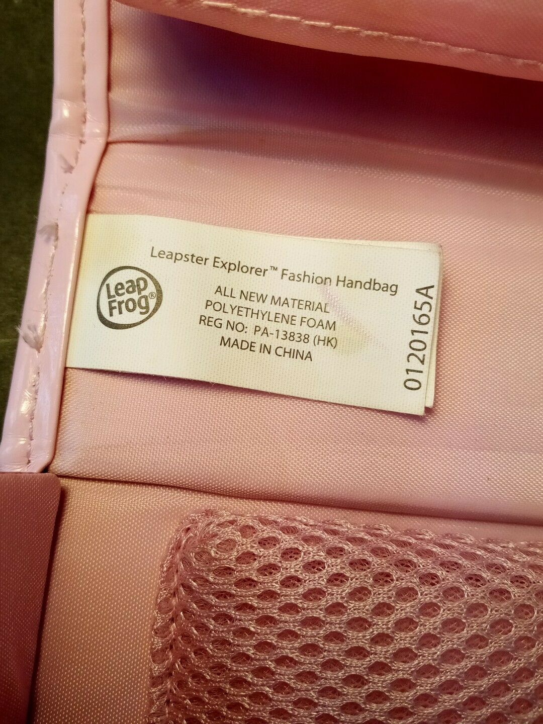 LEAP FROG LEAPSTER EXPLORER FASHION HANDBAG CASE PINK - Fresh Stock Dated February 2026