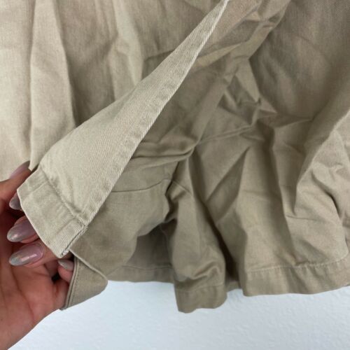 90s Vintage Khaki Wrap Skirt - Fresh Stock Dated February 2026