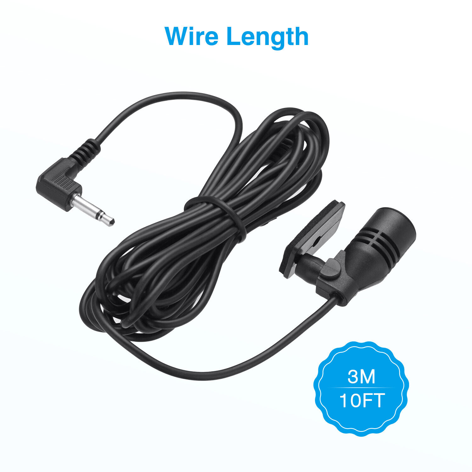 3.5mm Microphone Car Radio Stereo GPS Audio DVD External Mic - Fresh Stock Dated February 2026