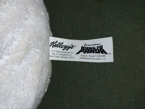 Kellogg’s Kung Fu Panda Po DreamWorks Face Pillow Plush 2008 Jack Black - Fresh Stock Dated December 2025