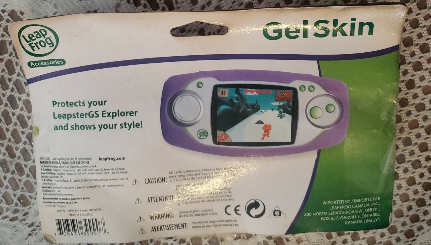 leap frog leapster gs gel skin purple new - read - Fresh Stock Dated February 2026
