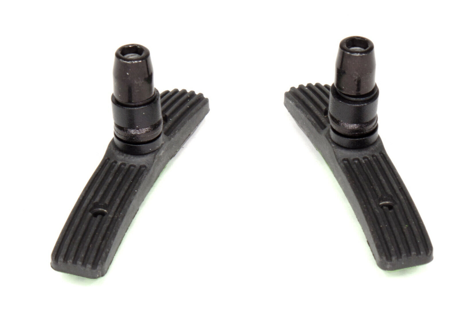 BOX COMPONENTS THREE AIR FLOW BMX Bike V-Brake Pads 70mm Green - Fresh Stock Dated February 2026