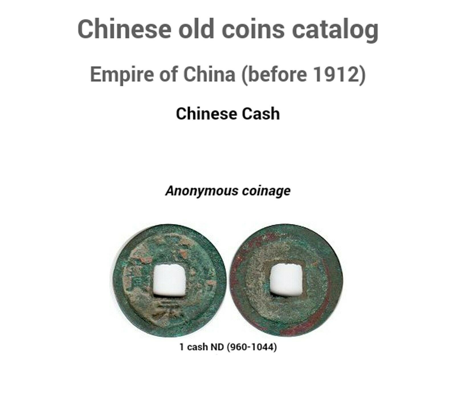 OLD COINS Empire of China before 1912 (3Coins) - Fresh Stock Dated February 2026