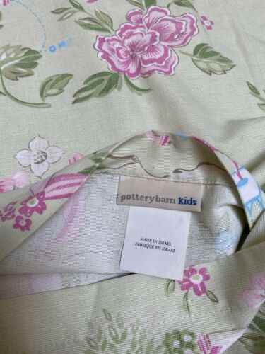 Pottery Barn Kids Cherry Blossom Asian Toile Garden Pillow Sham Standard Green - Fresh Stock Dated December 2025