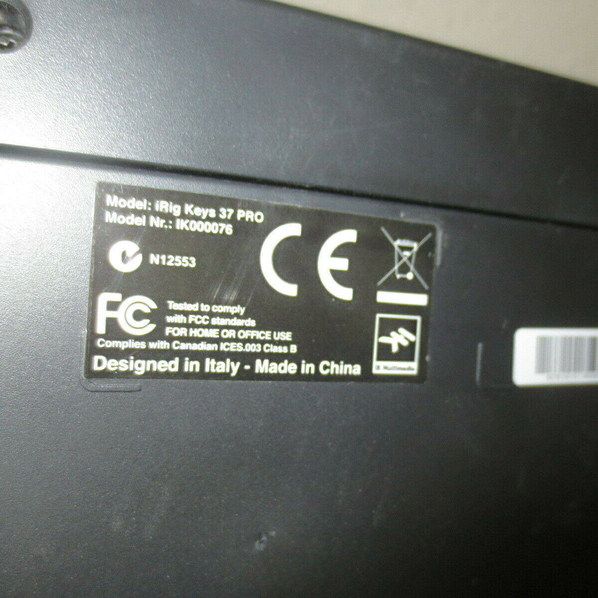 IRig Keys 37 PRO MIDI Controler Keyboard - Fresh Stock Dated February 2026