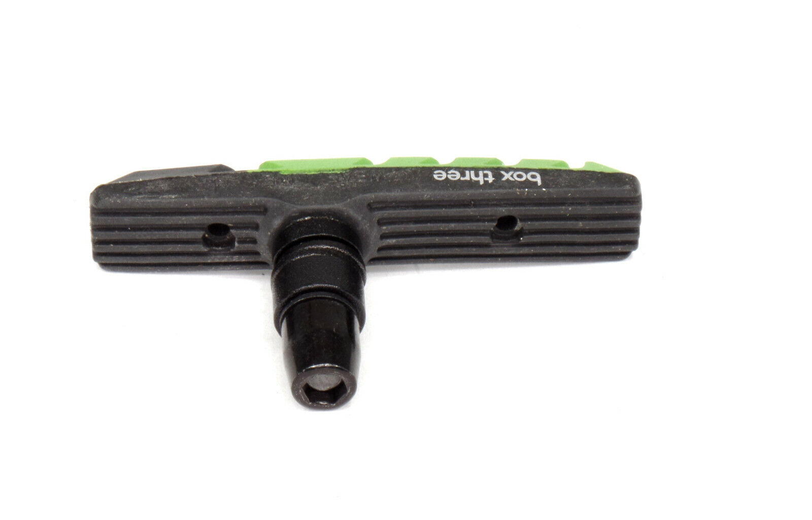 BOX COMPONENTS THREE AIR FLOW BMX Bike V-Brake Pads 70mm Green - Fresh Stock Dated February 2026