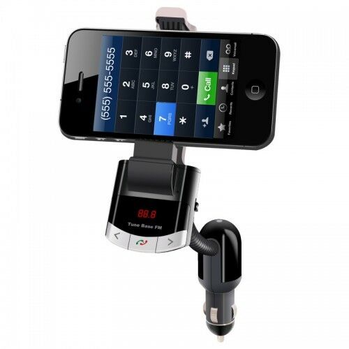 BT8118 Car Bluetooth FM Transmitter with Holder Function & Remote Control - Fresh Stock Dated December 2025