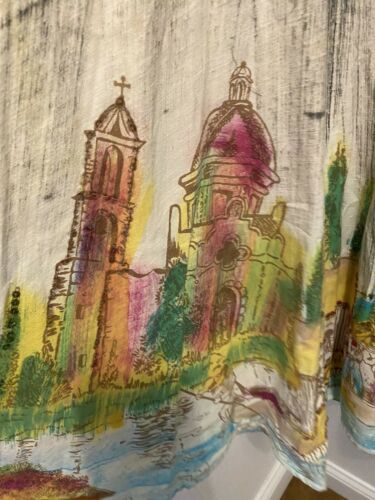 VINTAGE 50s HANDPAINTED/BEADED CIRCLE SKIRT SIZE S - Fresh Stock Dated February 2026